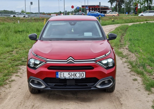 Citroen C4 cena 92000 przebieg: 16500, rok produkcji 2021 z Łódź małe 56